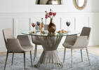 Shimmer Glassware - Silver Grey