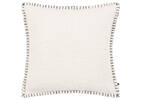 Coussin en boucle Finn 20x20 ivoire/noir
