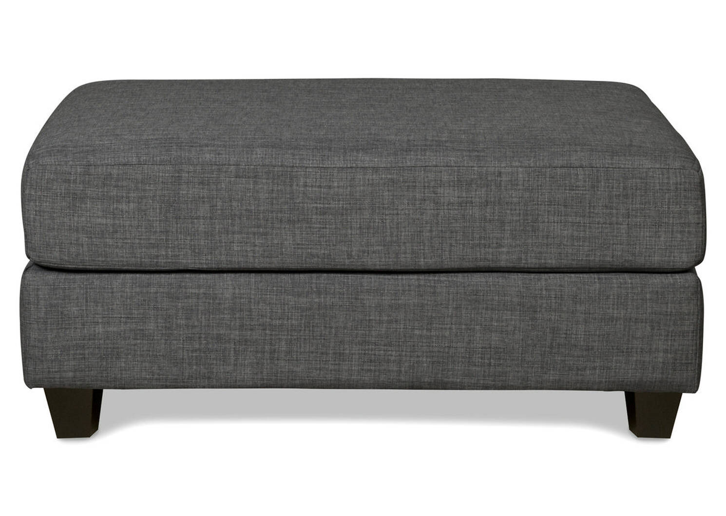 Bronx Ottoman -Tony Charcoal