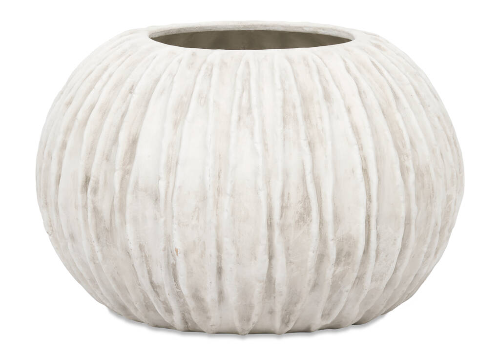 Senka Vase Wide White