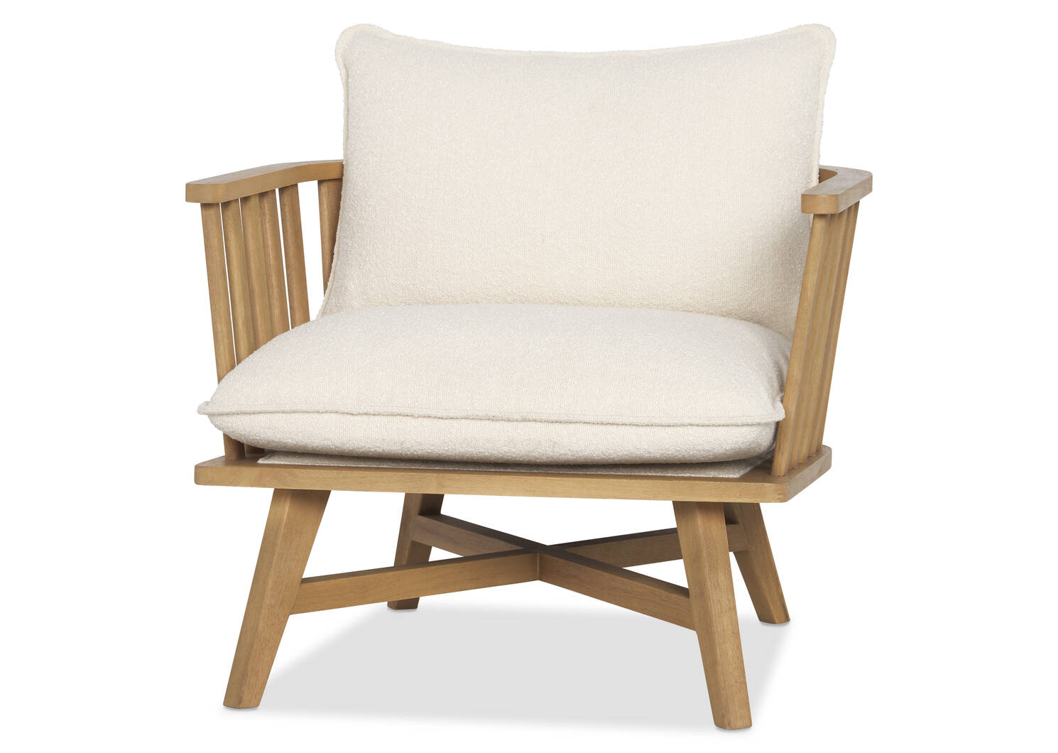 Mabel Armchair -Amalie Ivory