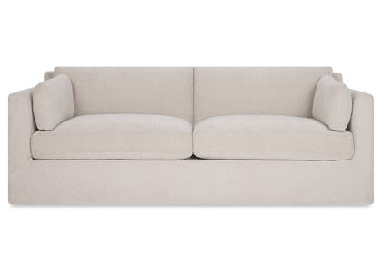 Seneca Slip Cover Sofa -Rogen Stone