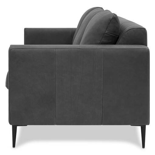 Lucca Leather Sofa Attica Slate
