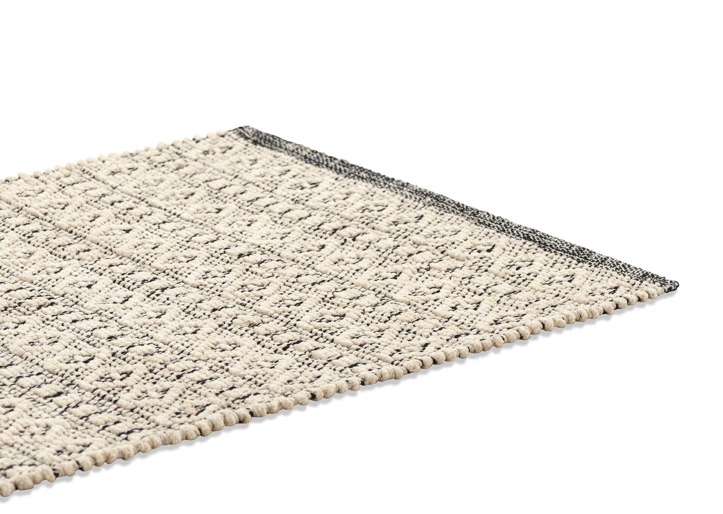Javier Accent Rugs Natural/Black