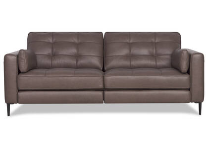 Graham Leather Relaxer Sofa -Ashby Stout