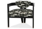 Aly Velji Armchair -Black/Abstract