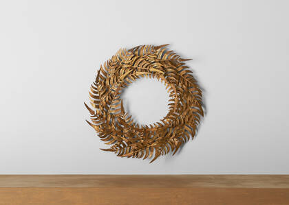 Couronne de feuilles Golding