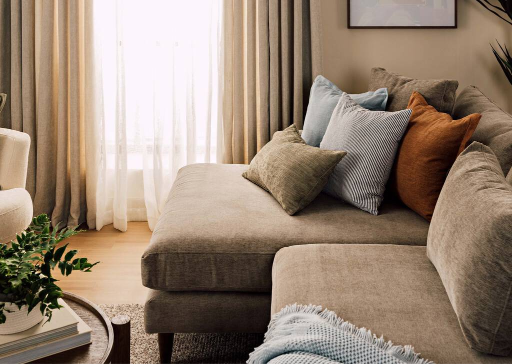 Nixon Sofa Chaise LCF -Serenity Brindle