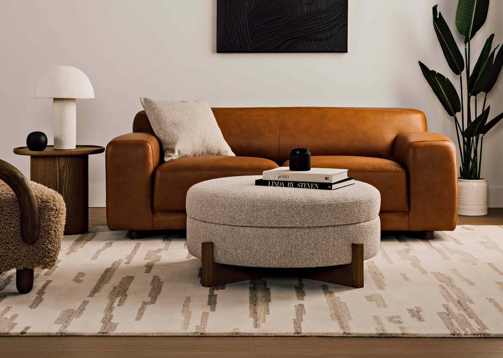 Willis Wool Rug 60x96 Ivory/Sand/Grey