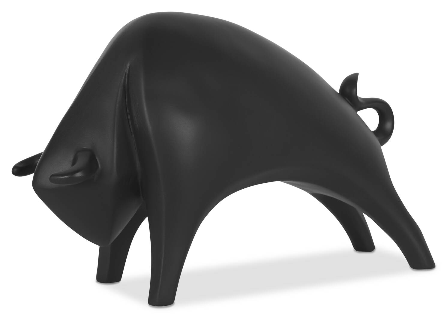 Neysa Bull Statue Black
