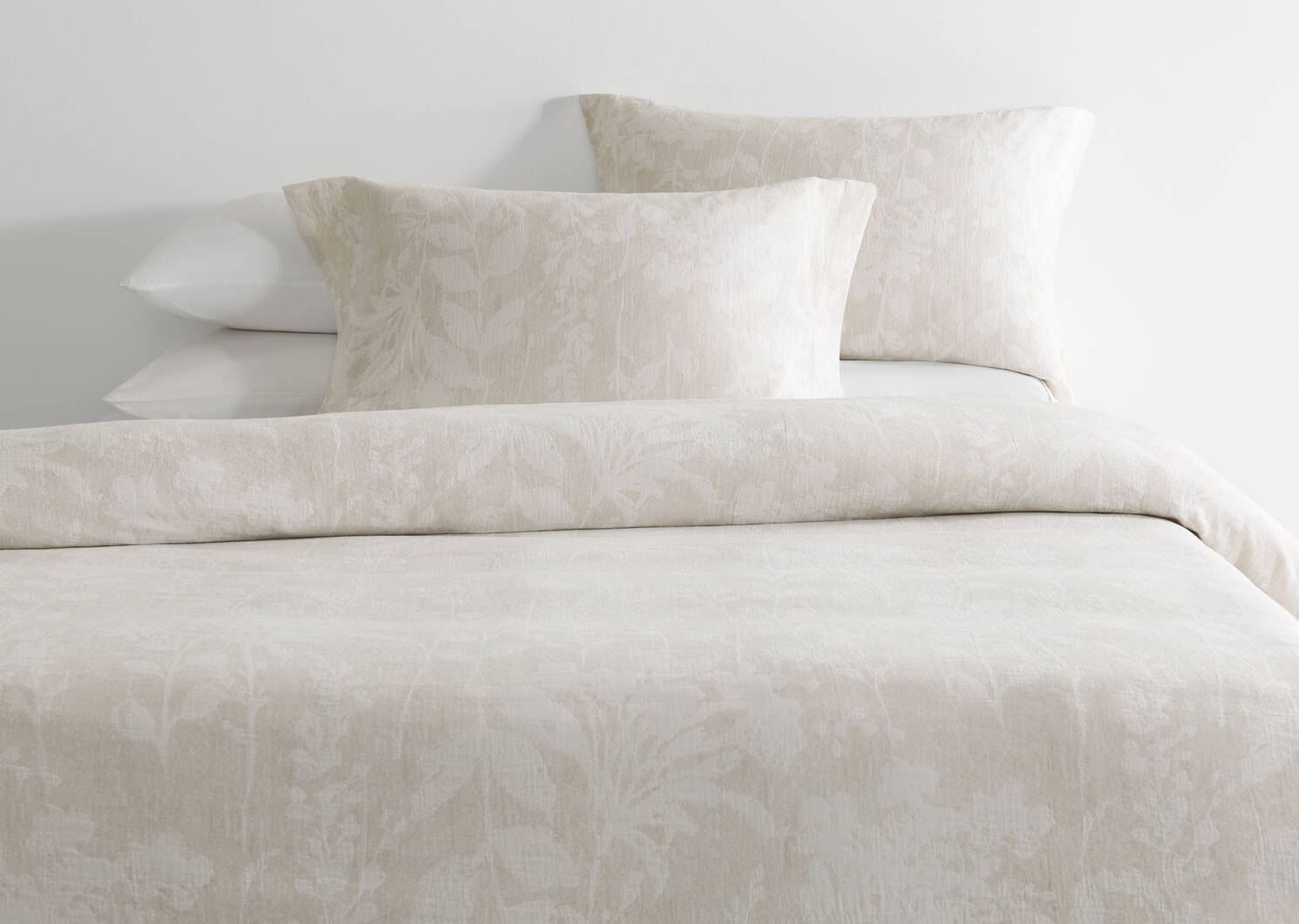 Camella Cotton Duvet Set King Sand/Iv