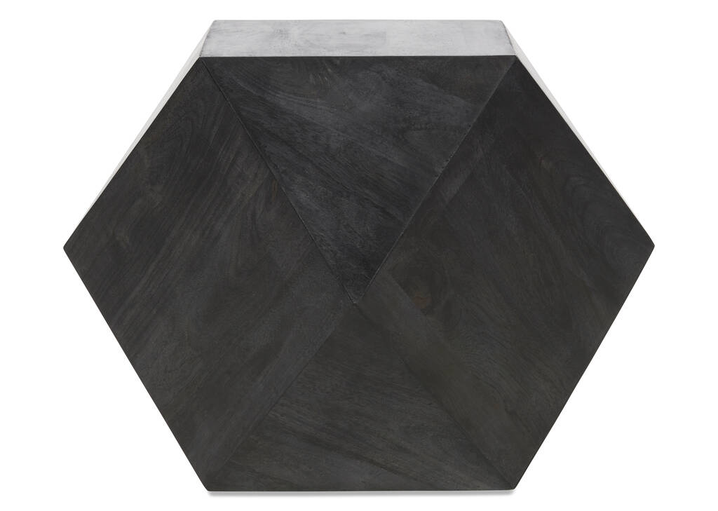 Kerbau Accent Table -Mango Black