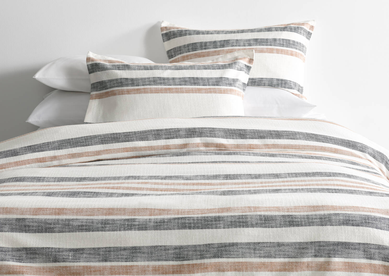 Duncan Cotton Duvet Set Queen Nat/Multi