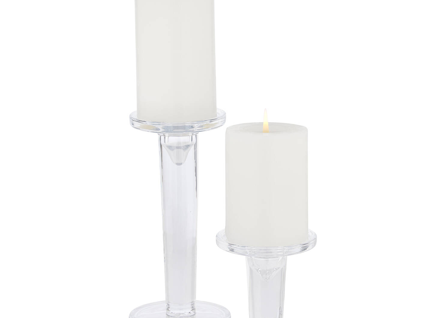Grand porte-pilier Alise transparent