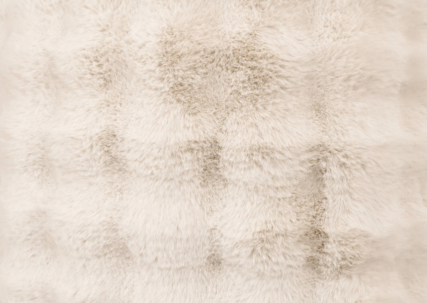 Zoey Faux Fur Pillow 24x24 Oyster