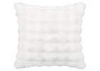 Zoey Faux Fur Pillow 24x24 White