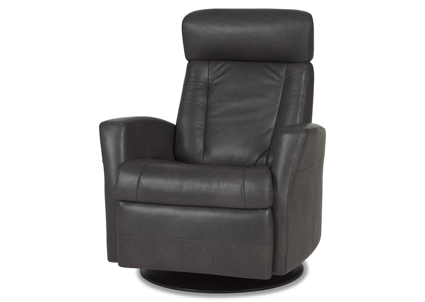 Fauteuil inc. cuir Gabriel -Sol ardoise