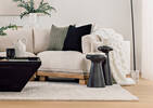Farlind Short Accent Table -Charcoal