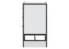 Marilyn 3 Drawer Nightstand -Black