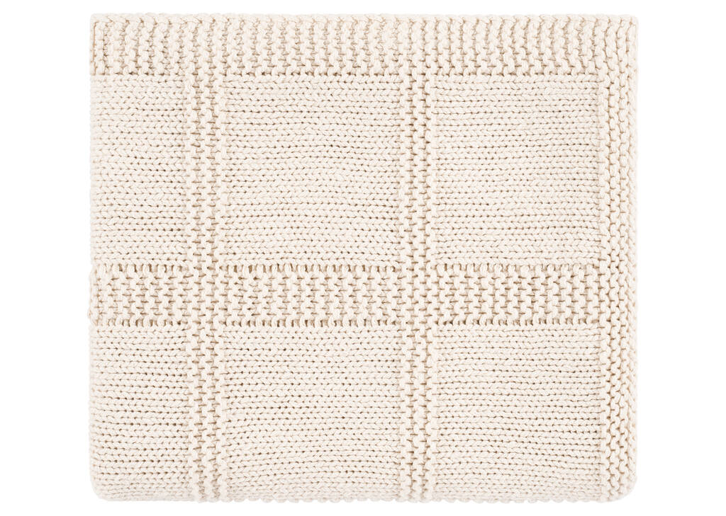 Jeté en cotton Lucas naturel