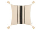 Lowe Striped Pillow 20x20 Ivory/Black