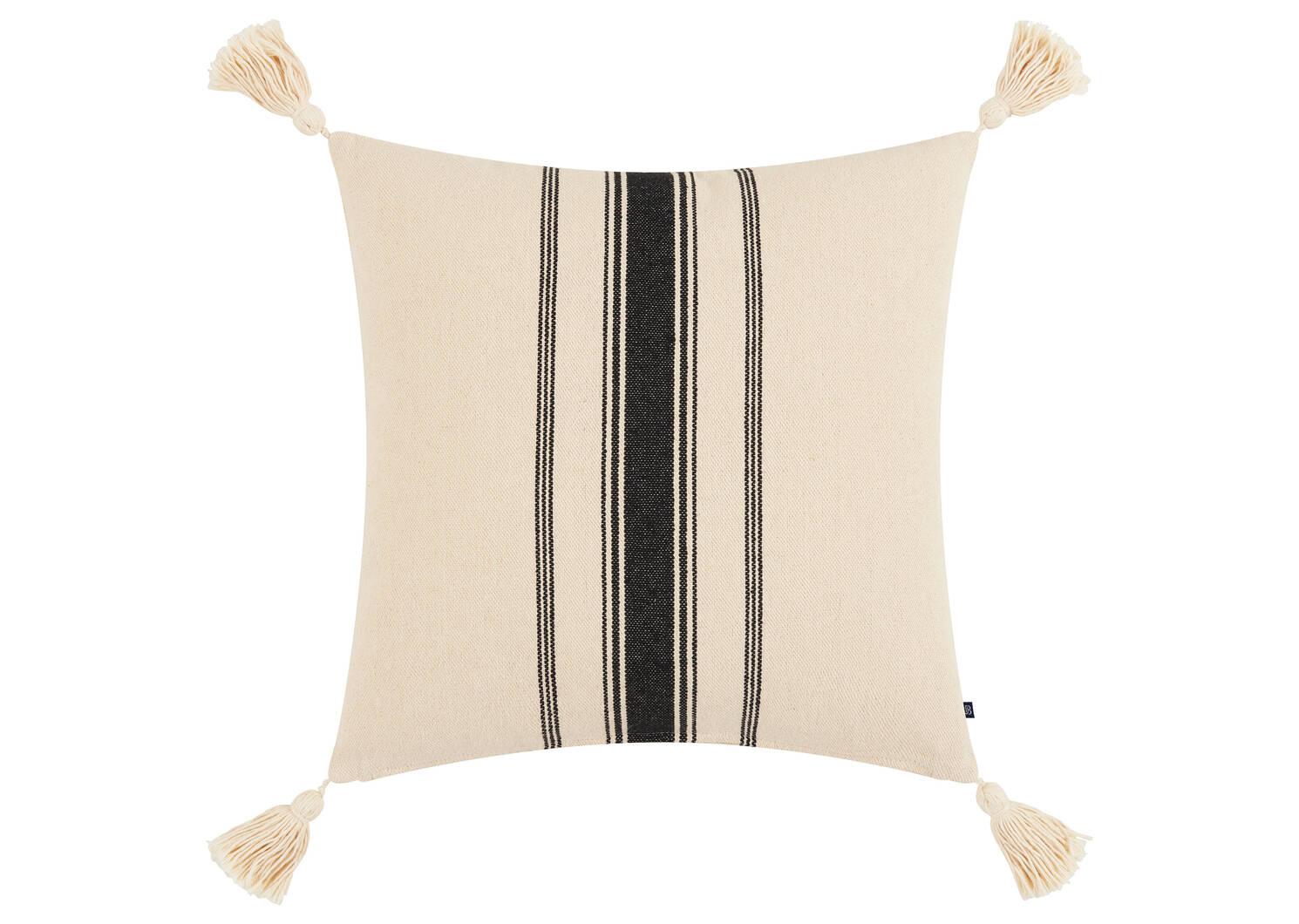 Lowe Striped Pillow 20x20 Ivory/Black