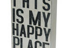Happy Place Block White