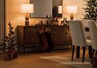 Nordic Reindeer Statue Set Black