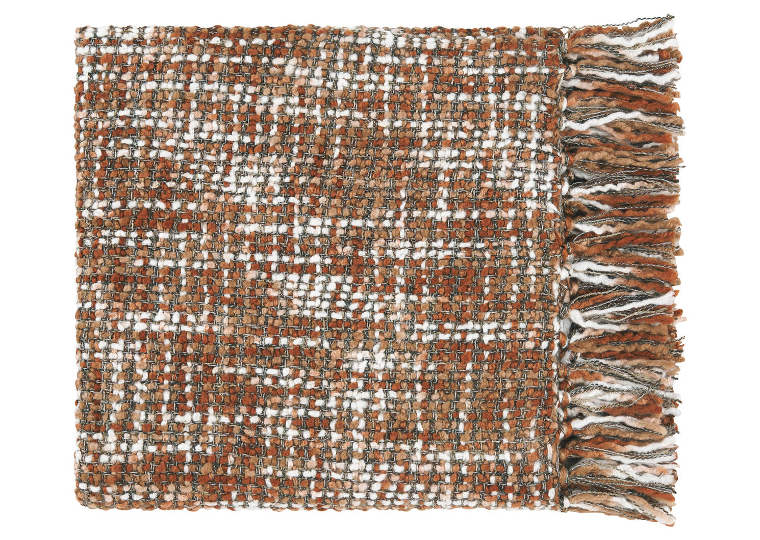 Betina Throw Rust/Ivory