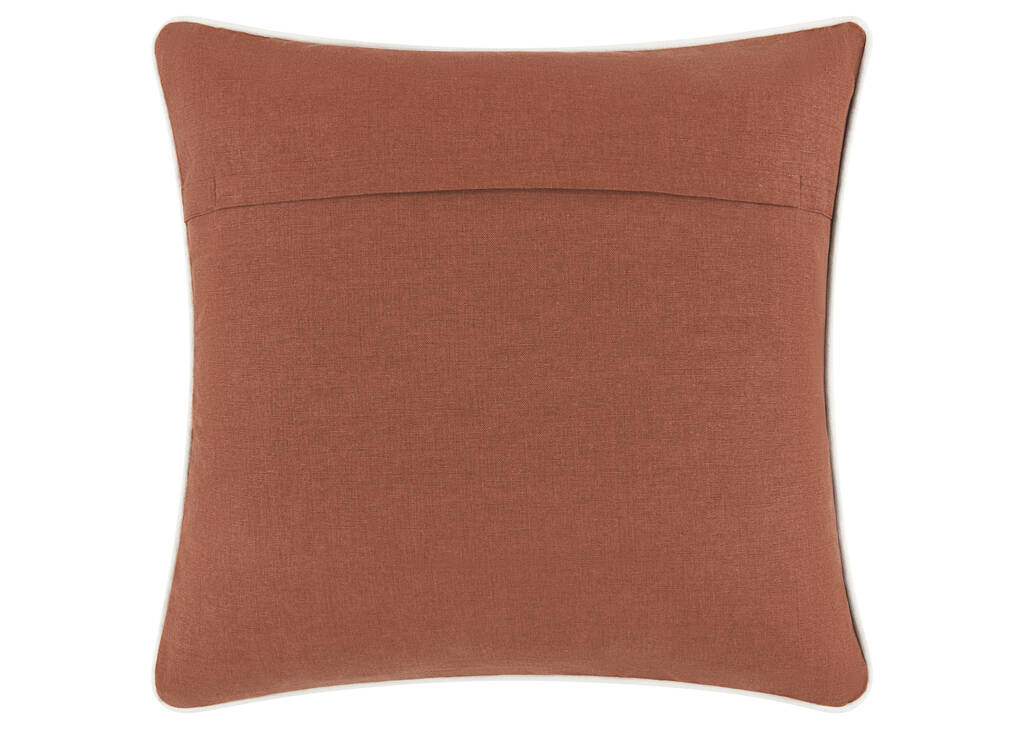 Myrtos Outdoor Pillow 21x21 Rust