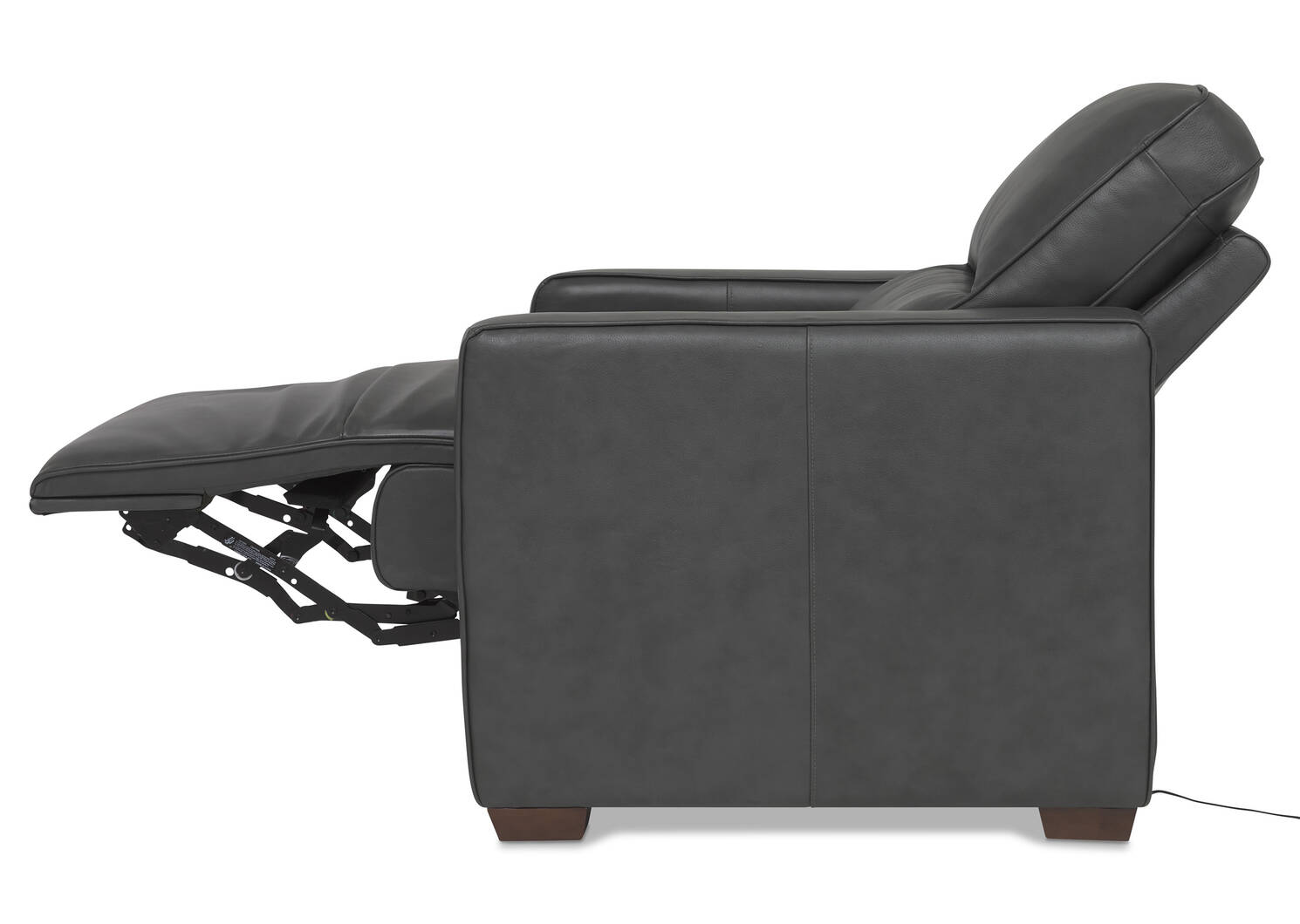 Reese Leather Recliner -Arlo Smoke