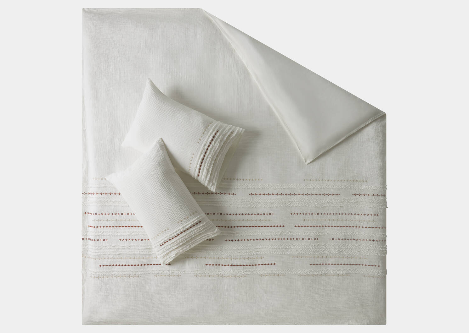 Sonora Duvet Set Queen Ivory