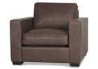 Brewer Leather Armchair -Attica Cocoa