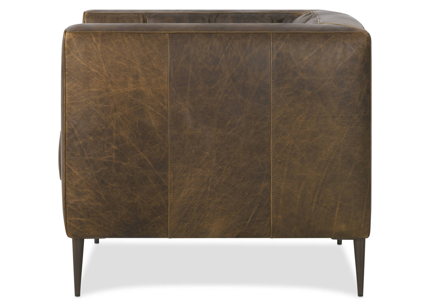 Marcello Leather Armchair -Waco Tobacco