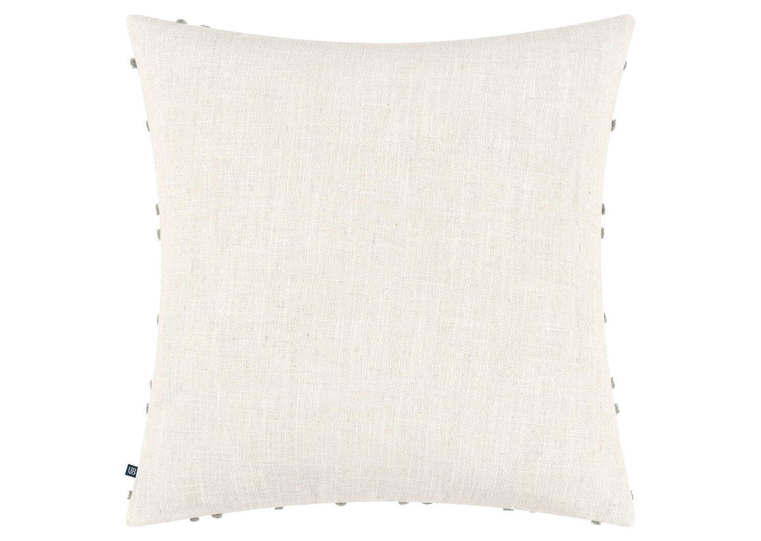 Coussin Mercer 20x20 ivoire/gris