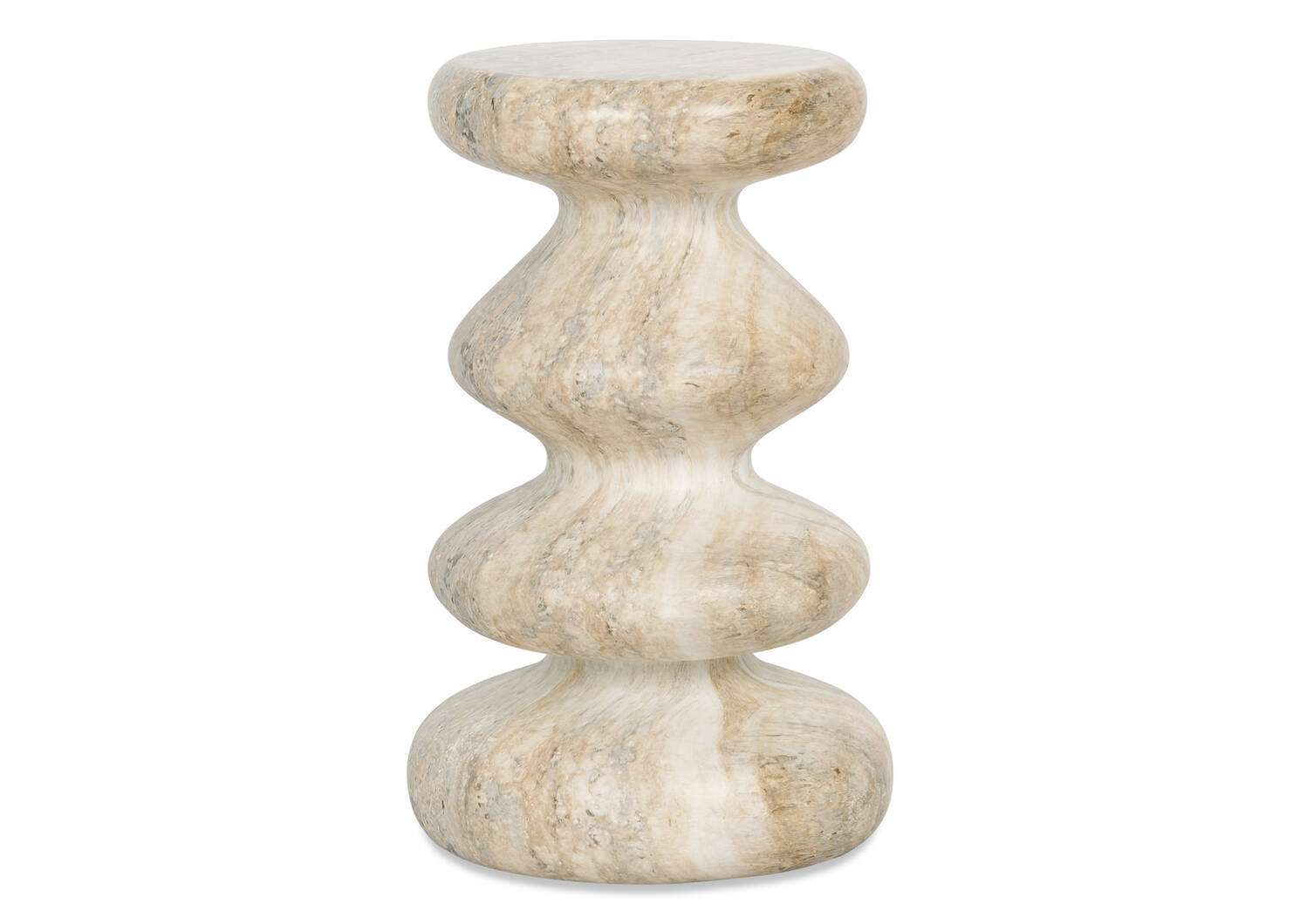 Table d'appoint Solstice -travertin