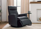 Drake Leather Recliner -Tre Graphite