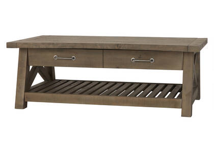 Ironside Lift-Top Coffee Table -Rustic