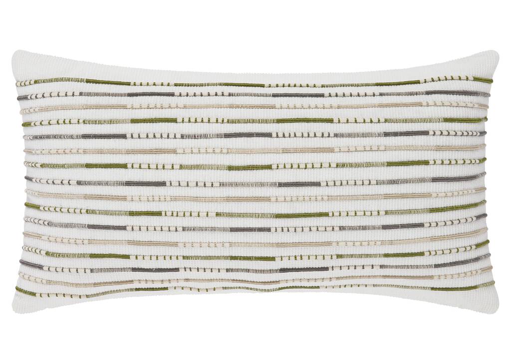 Buena Toss 12x22 Ivory/Green/Grey
