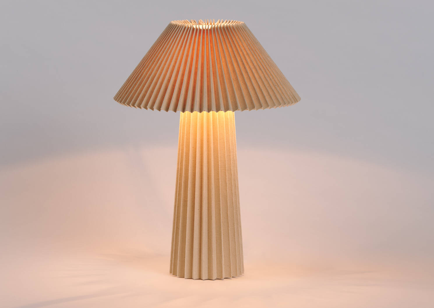 Lampe de table Seana ivoire
