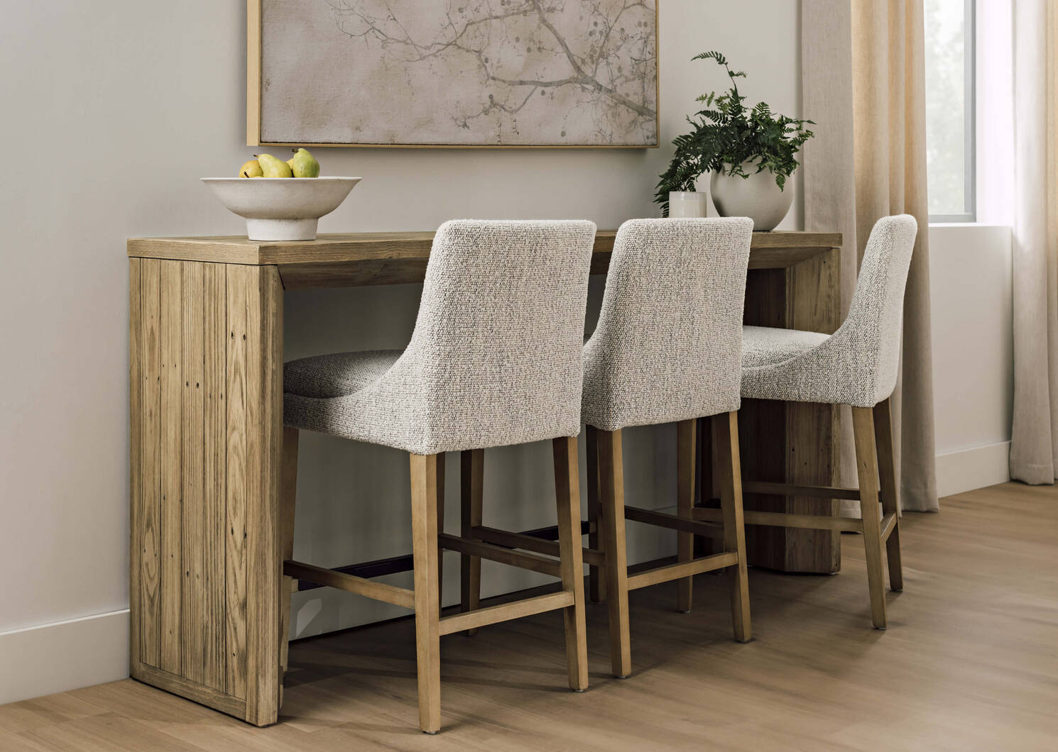 Tabouret Murdoch -Luly poivre/faon