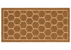 Paillasson en relief Honeycomb naturel