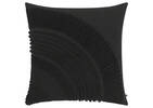 Coussin en coton Como 20x20 noir