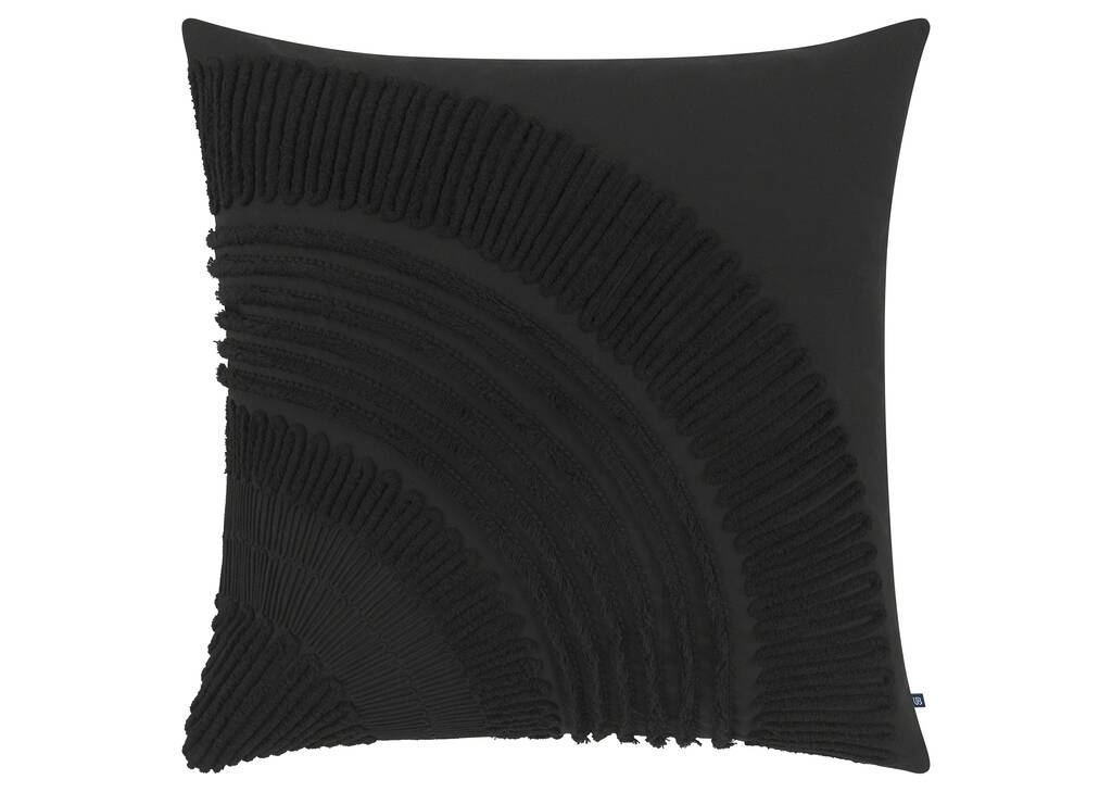 Como Cotton Pillow 20x20 Black