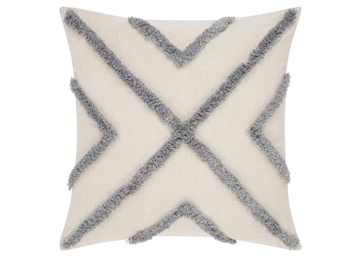 Livingstone Tufted Toss 20x20 Sand/Gr