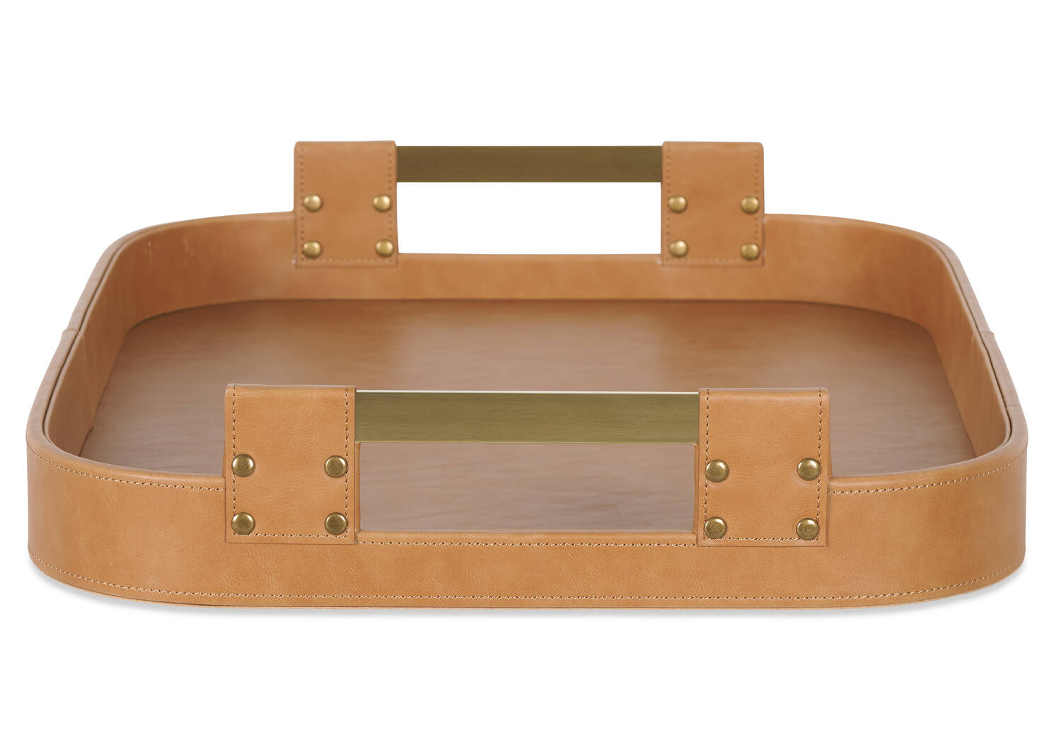 Riva Rectangular Tray Tan