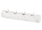Timber Tealight Holder White