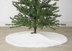 Couvre-pied arbre f.fourr. Flora blanc