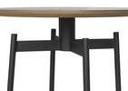 Melville Round Side Table -Raven Umber