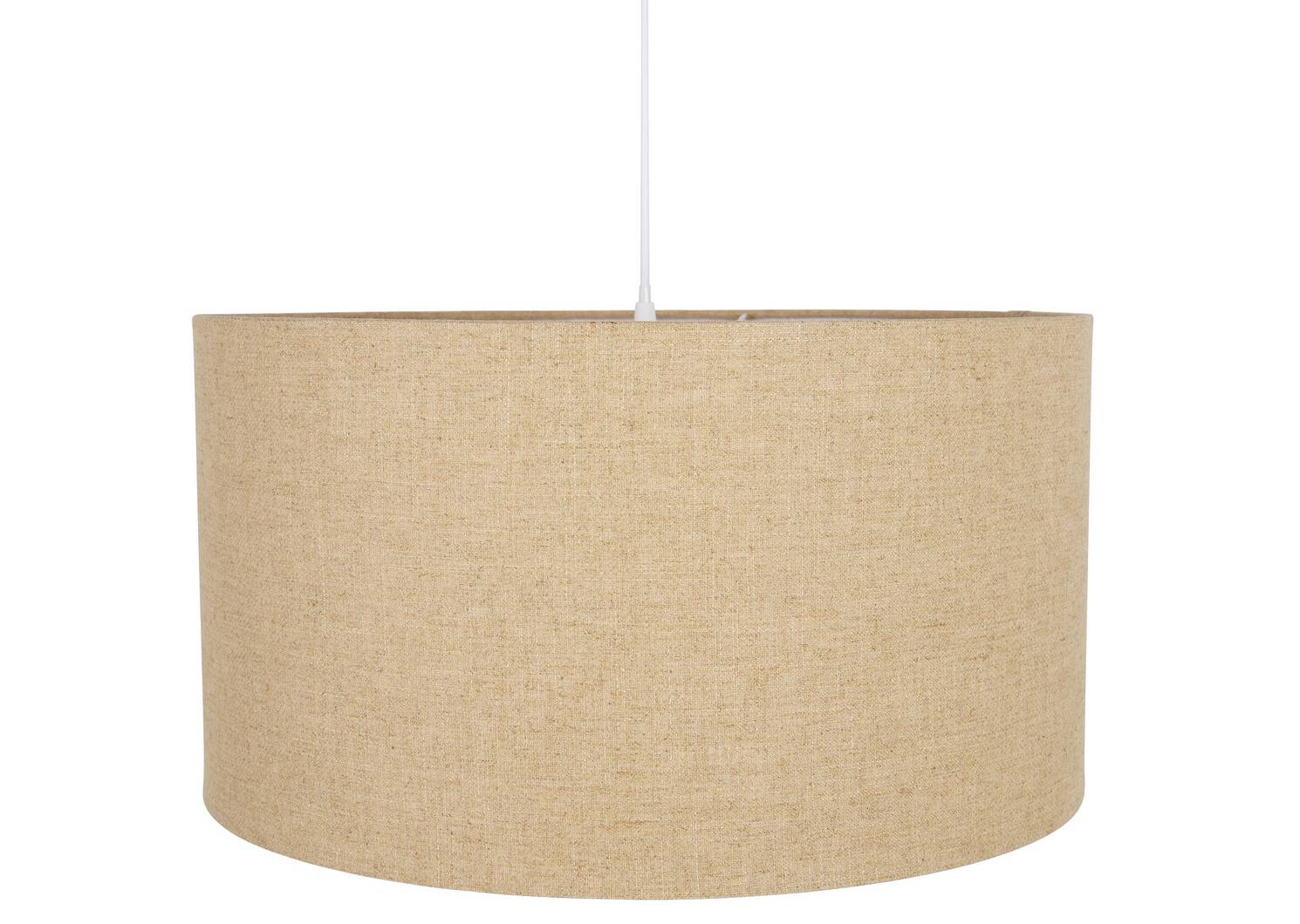 Lampe suspendue tambour Camila naturelle
